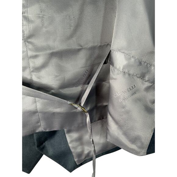 Caravelli Italy Leo Suit Vest Size 52L 48W Light Gray Polyester Formal Business - Picture 5 of 12